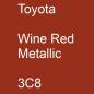 Preview: Toyota, Wine Red Metallic, 3C8.